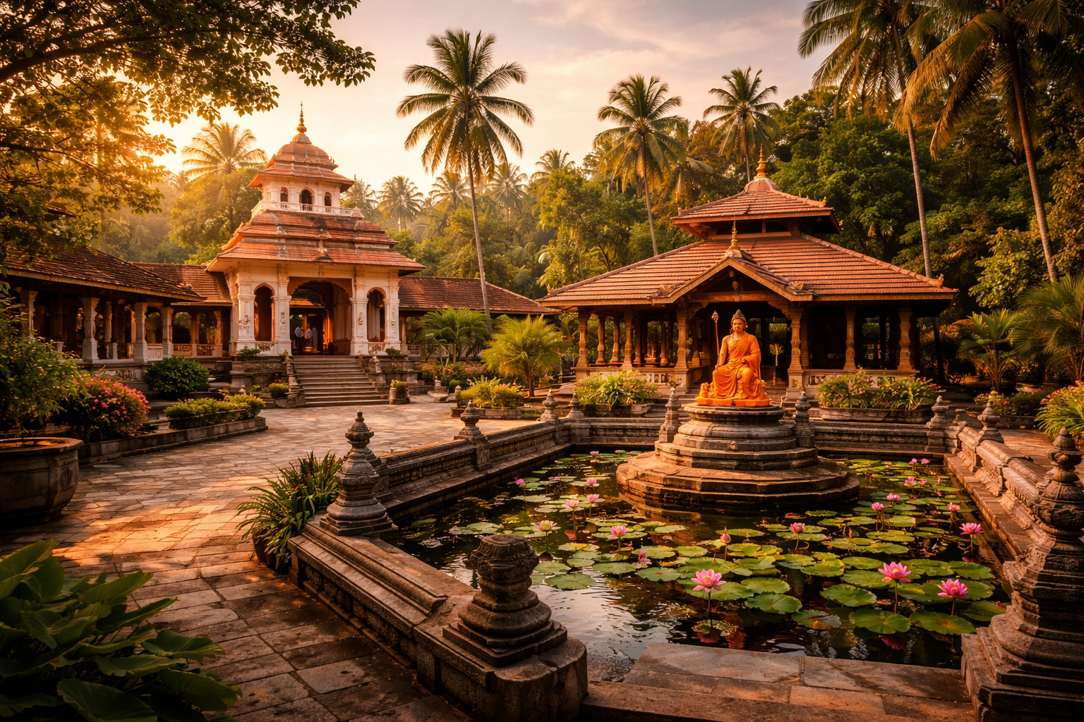 The tranquil banks of Kalady